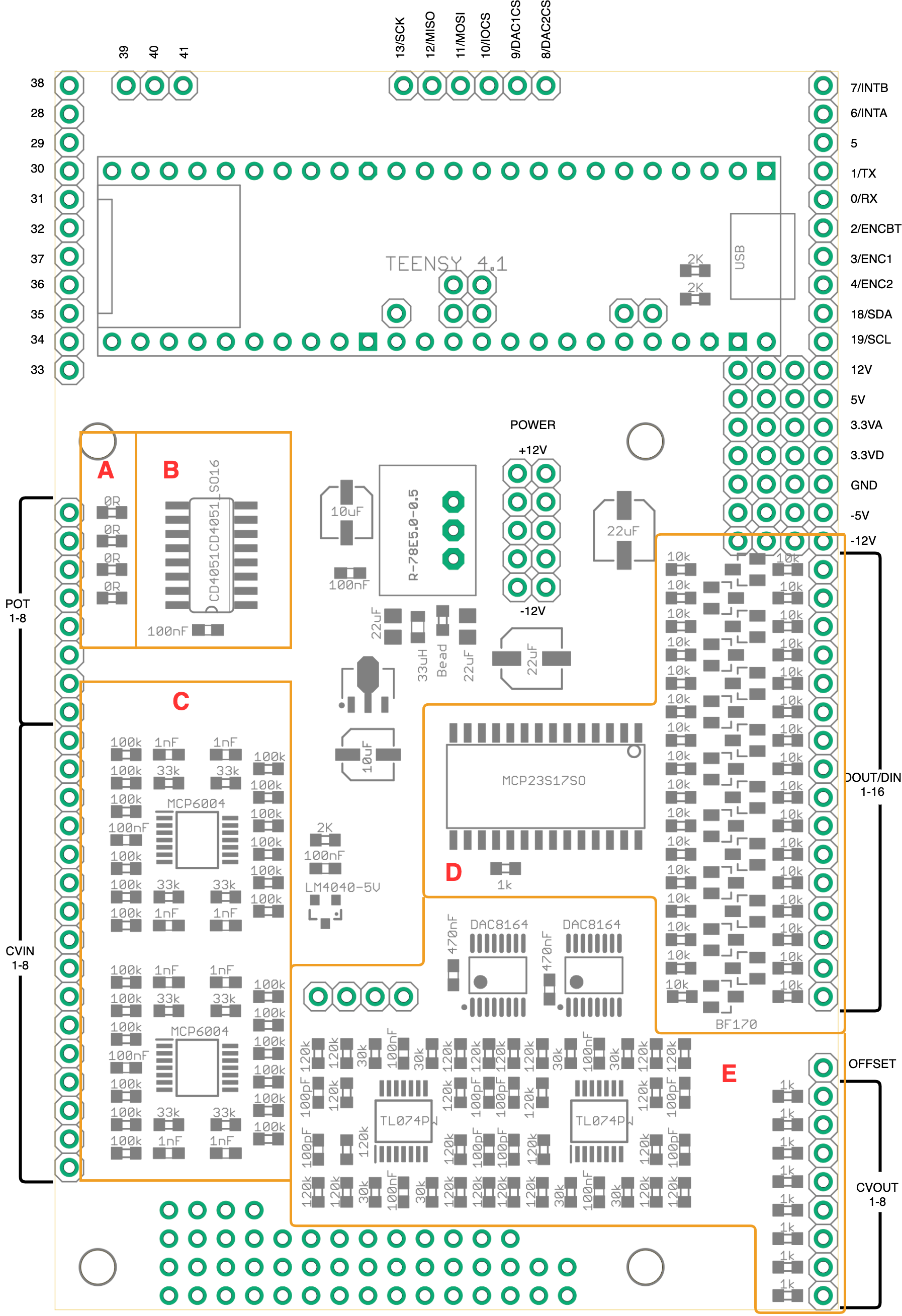 Teensy Motherboard